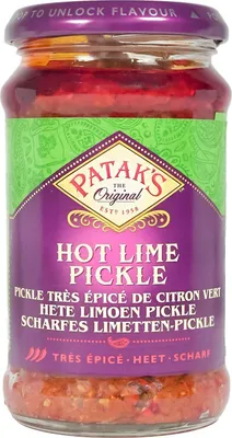 Produktbild von [ 283g ] PATAK'S Scharfe Limetten Pickles / Hot Lime Pickle