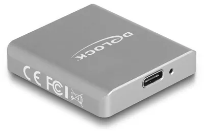 Productafbeelding van USB Type-C kaartlezer voor SD Express (SD 7.1) geheugenkaarten (aluminium)