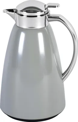 Produktbild von EMSA Isolierkanne Campo Quick Tip 1l pastelgrau, Karaffe, 1 l, Grau, Glas, 180 mm, 152 mm