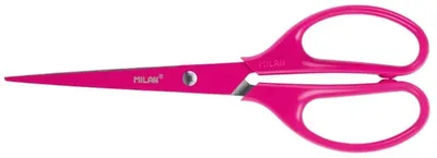 Obrázok produktu pre Milan BWM10425P, Dospelý, rovný strih, Samostarný, Ružová, Nerezová oceľ, Kancelárske nožnice