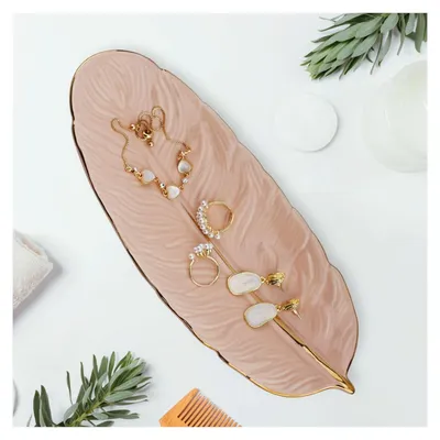 Immagine prodotto di Portagioie a forma di foglia per orecchini e braccialetti