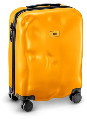 Produktbild von CRASH BAGGAGE - ICON CABIN, Hartpolycarbonat Koffer, Handgepäck, Trolley Abmessungen 55 x 40 x 22 cm, Fassungsvermögen 35 Liter, Farbe Gelb