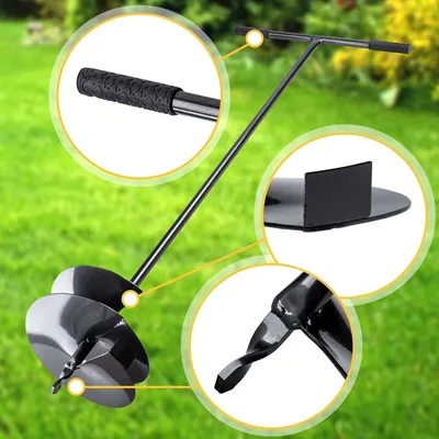 Produktbild von Metall Handbohrer - Erdbohrer für Garten und Pflanzen, 250 mm