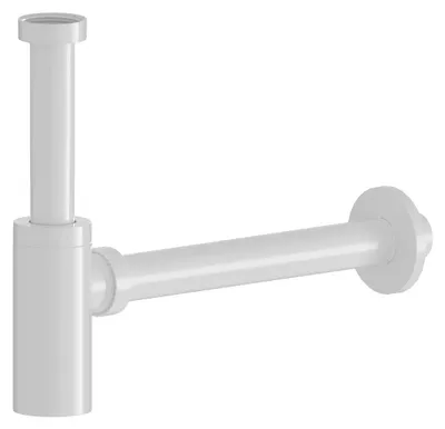 Produktbild von Bruckner Waschtisch-Siphon 5/4", Durchmesser 32mm, weiß