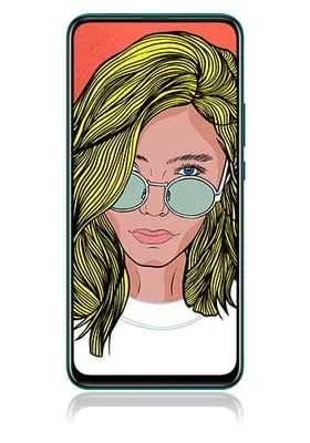 Produktbild von Huawei P smart Z, 16,7 cm (6.59"), 4 GB, 64 GB, 16 MP, Android 9.0, Grün