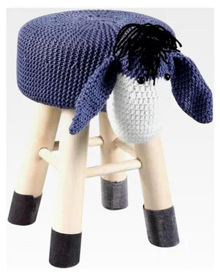 Produktbild von Sitzsack mit Tierfüßen, Mehrfarbig, 35 cm x 27 cm x 44 cm