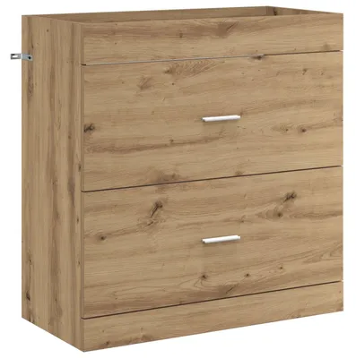 Obrázok produktu pre vidaXL Kúpeľňová skrinka Artisan – dub 78,5 x 37,5 x 81 cm, drevotrieska