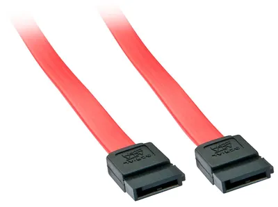 Produktbild von Lindy 33323, 0,2 m, SATA III, SATA 7-pin, SATA 7-pin, Weiblich/Weiblich, Rot