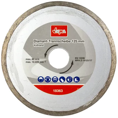 Zdjęcie produktu dla Diamentowa tarcza tnąca 125 mm DDT125V