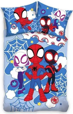 Produktbild von Javoli Spidey Kleinkind Bettbezug - 100 x 135 cm - Baumwolle