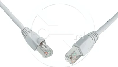 Zdjęcie produktu dla C5E-315GY-0,5MB - Kabel krosowy Solarix CAT5E SFTP PVC, 0,5m