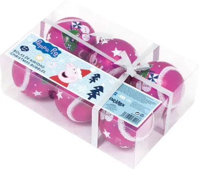 Produktbild von Arditex PP14017, Kugel-Weihnachtsschmuck, Polyethylen, Mehrfarbig, Pink, 8 cm, 230 mm, 160 mm