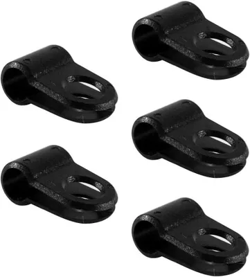 Productafbeelding van Montagebeugel Fiets - Kabelhouder Set - Fiets Kabel Bevestiging - Universele Toepassing - 5 Stuks - Zwart