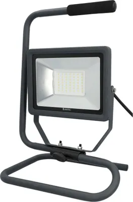 Produktbild von UNITEC LED Strahler tragbar 50 Watt, 4000 Lumen, 3 Meter Zuleitung, Baustrahler, 6500 Kelvin, Anthrazit, IP65, Aluminiumdruckguss, Sicherheitsglas,