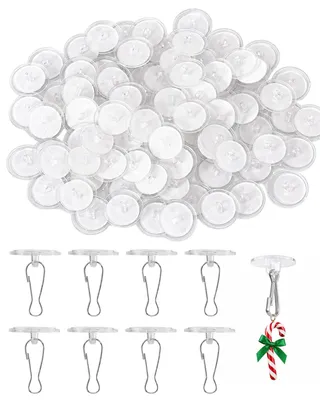 Selbstklebende Deckenhaken, 50 Stk., 22 mm, transparent