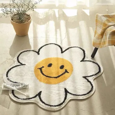 Produktbild von 360Home Saugfähige, rutschfeste Matte für das Badezimmer Lächeln 80cm