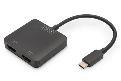 Immagine prodotto di Hub video DIGITUS MST 2 porte USB-C - 2x HDMI