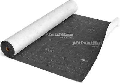 Produktbild von Isolbau Unterspannbahn Dach SPB 135, 75 m? Rolle (1,5 x 50 m) - Dampfdurchlässige Unterdeckbahn Dachfolie mit 100 g/m? Flächengrwicht - witterungsbeständig und wasserdicht