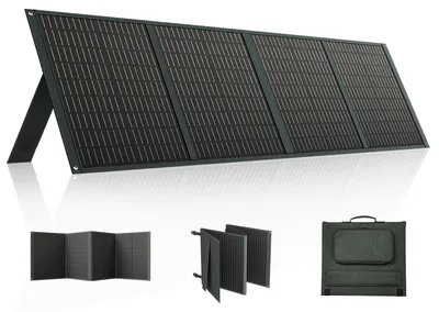 Immagine prodotto di Pannello solare portatile da 110W, pieghevole, con uscite USB e finitura impermeabile