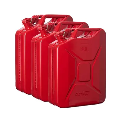 Produktbild von Oxid7 Kraftstoffkanister Metall 3er-Set 20l rot