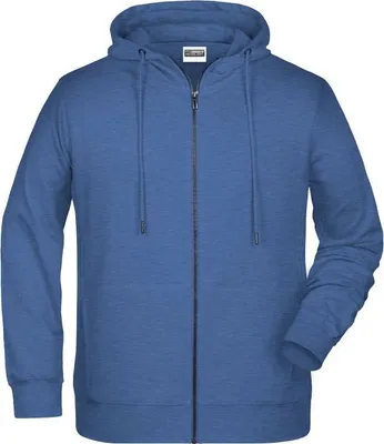 Produktbild von Sweat-Jacke mit Kapuze und Reißverschluss light-denim-melange, Gr. M