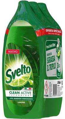 Produktbild von Svelto Geschirrspülmittel Zitrone 980 mlx3, 2940 ml