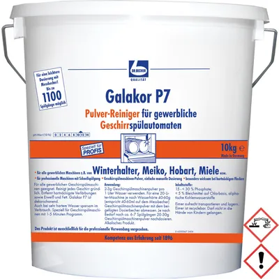 Produktbild von Dr. Becher Galakor P7 Pulver Reiniger 10000g