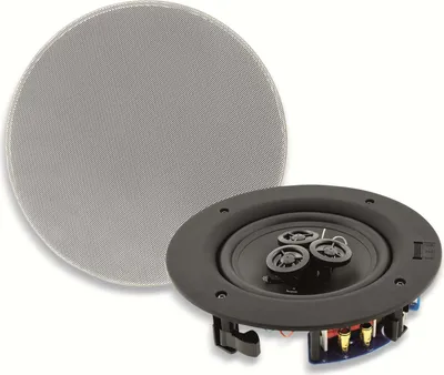 Image de Haut-parleur encastrable 2 voies, 80Watt, blanc