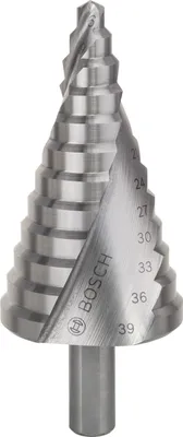 Produktbild von Stufenbohrer HSS, 6 - 39 mm, 10 mm, 93,5 mm, 13 Stufen