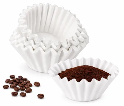 Kaffeefiltertüten 200 Stück, 80/200 mm, weiß, für Kaffeemaschinen