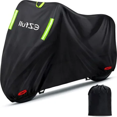 Produktbild von Famanu Motorradzelt Winterfestes Motorradcover aus 210D Oxford-Gewebe mit Diebstahlschutz - 245 x 105 x 125 cm