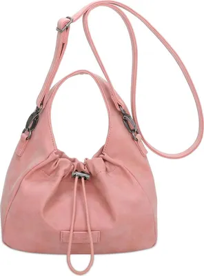 Image de Fritzi aus Preußen sac à main sac à épaule bandoulière Poppi05 Vintage Crossbody Bag Papaya saumon
