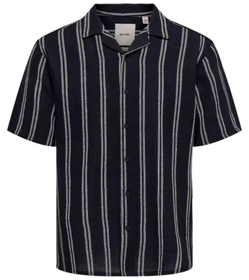 Image de Chemise Only & Sons 22025659-DARKNAVY pour Homme