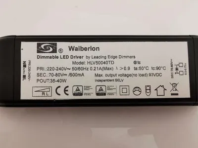 Produktbild von Sompex Dimmbarer LED Treiber 35–40 W – 500 mA Konstantstrom | Waiberlon HLV50040TD