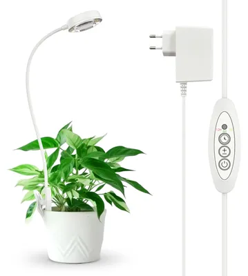 Productafbeelding van Plantenlamp, 48 LED Groeilicht met Volledig Spectrum 4000K, 10W LED Groeilamp voor Binnen