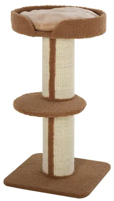 Immagine prodotto di Albero per gatti con piattaforme e sisal | Colore: marrone chiaro | Dimensioni: 45x45x81 cm