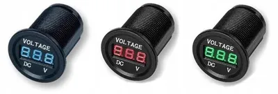 Produktbild von Digitales LED-Voltmeter für Auto, 12V/24V Einbaupanel Spannungsmesser