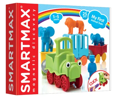 Produktbild von SmartMax Mój pierwszy pociąg ze zwierzętami 25 Teile