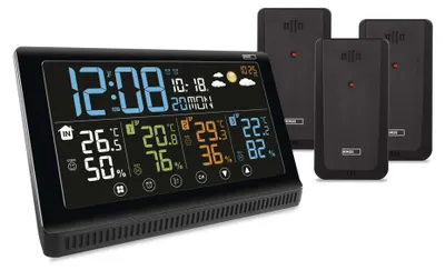 Domácí bezdrátová meteostanice E8614