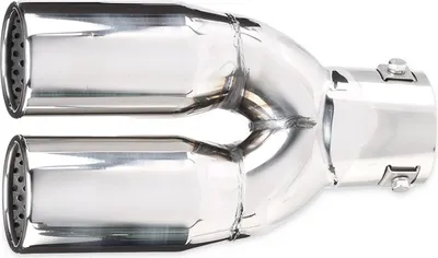 Produktbild von RIDEX 181A0005 Auspuffblende Endrohr Blende Silber