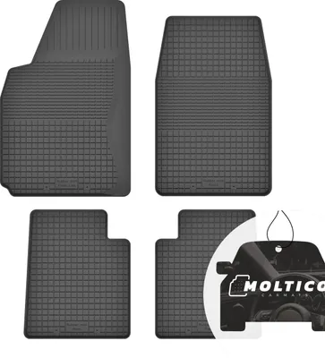 Productafbeelding van Rubberen vloermatten met rand voor auto, set van 4 stuks, passend voor Kia Clarus (1996-2001)