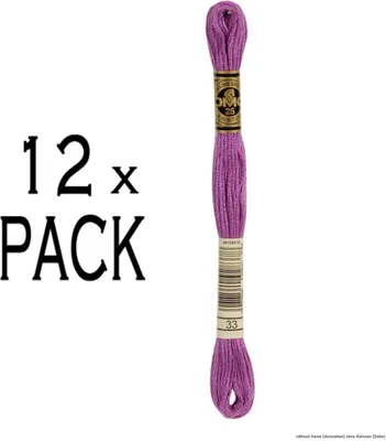 Zdjęcie produktu dla 12x nić hafciarska DMC Mouline Special 117MC -33, 6-warstwowa, 8m, PU
