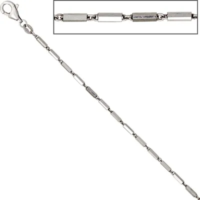 Produktbild von JOBO Gliederkette 925 Sterling Silber 1,4 mm 42 cm Halskette Kette Karabiner