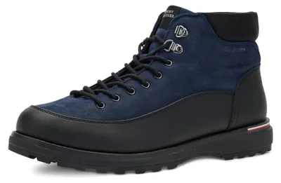 Produktbild von Tommy Hilfiger Herren Stiefel Corporate Outdoor Nubuck Boot aus Leder, Blau (Des