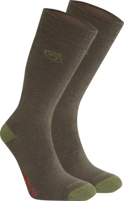Image de Craghoppers - Chaussettes "Insect Repellent" pour hommes/femmes unies CG2265 (35,5 EU - 38 EU) (Vert forêt/couleur olive sauvage)