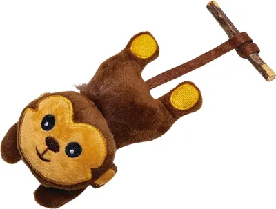 Produktbild von Beeztees Dschungel Matatabi Affe - Katzenspielzeug - Plüsch
