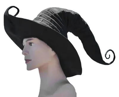 Immagine prodotto di Elzusha - Cappello da strega in feltro, accessorio per costume di Halloween