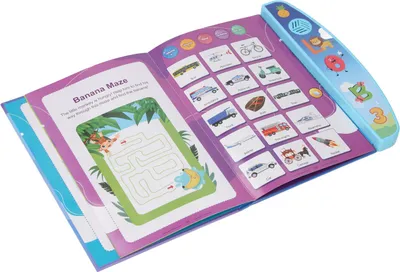 Produktbild von Elektronisches Buch für Kinder, Englisch, pädagogischer Klang, intelligentes Spielzeug für Kinder, Studenten, Blau