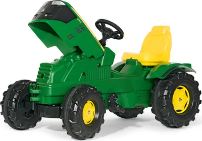 Produktbild von rolly toys Farmtrac John Deere 6210R Trettraktor, Maße: 106x53x60 cm; 60 106 6