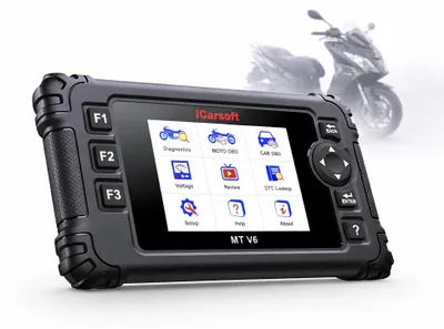 Produktbild von iCarsoft OBD2 Diagnosegerät Scanner MT V6 kompatibel mit PGO Motor Roller inkl. Adapter & e Updates